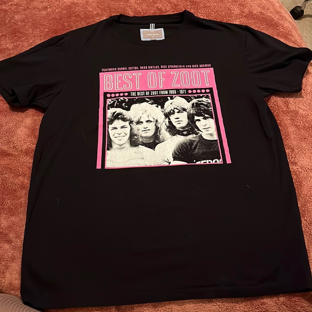 Rick Springfields first band t shirt.
